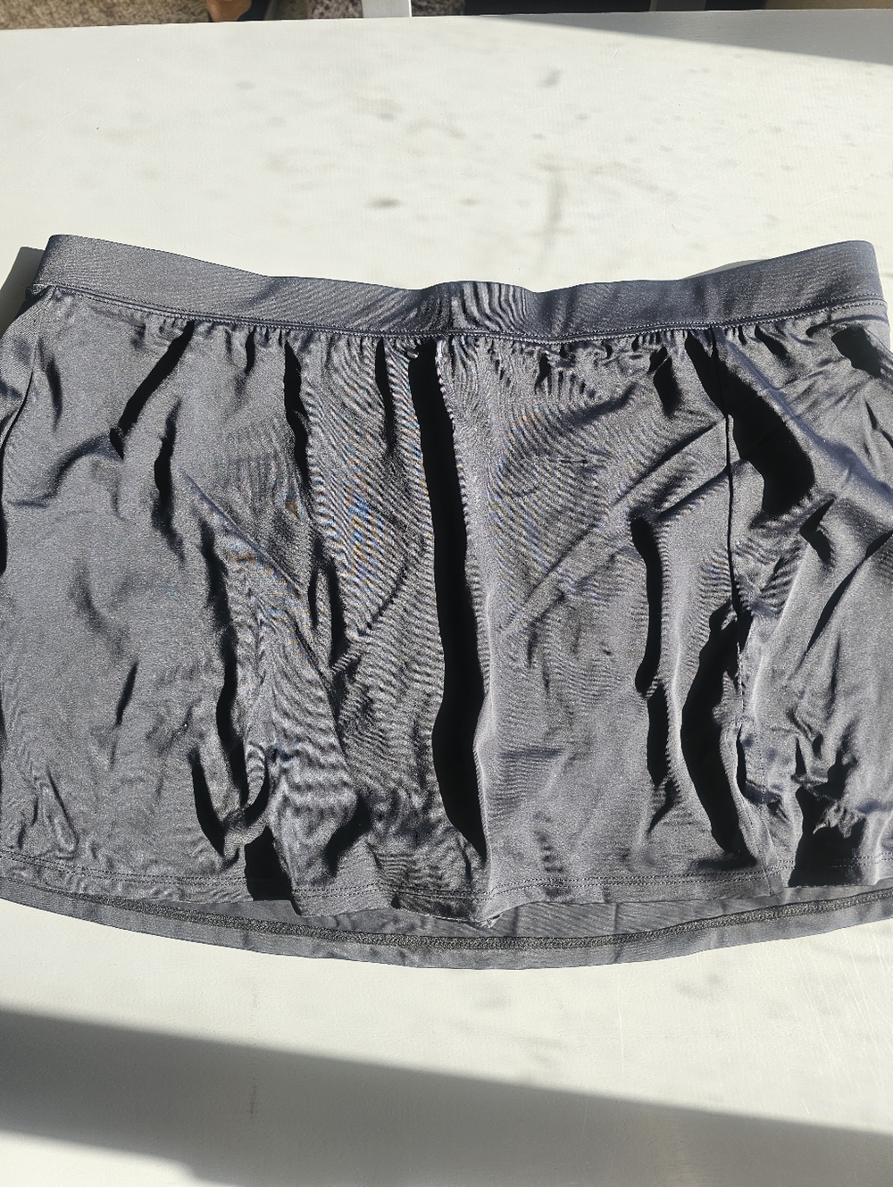 Womens Bal Harbour Blk Swim Skirt Sz Xl